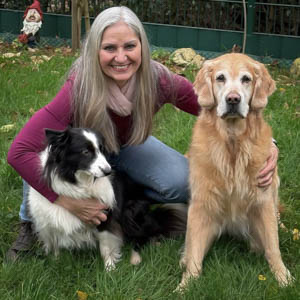 Heike Salm mit Hunden